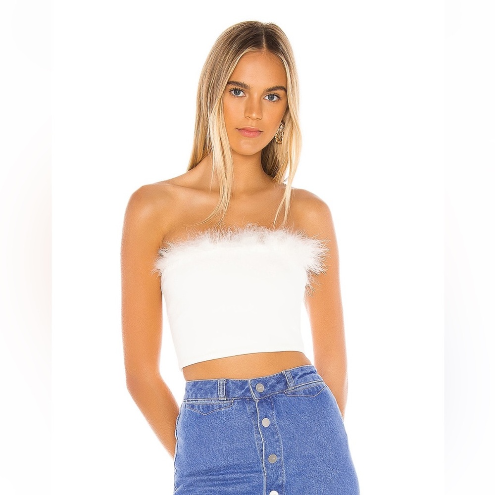 Olivia strapless top from Superdown